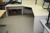 3 piece metal desk w/ keyboard tray