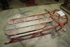 sleigh w/steel runners - 2
