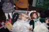 Porcelin dolls & 2 doll chairs - 2