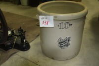 monmouth pottery co 10 gal crock