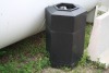 Plastic garbage bin