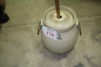 imperial 3 gal. Butter churn w/wooden dasher