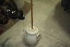 imperial 3 gal. Butter churn w/wooden dasher - 2