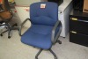 Swivel office chair (blue)