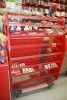 Display rack w/ 9 shelves 46" high x 36" wide x 14" deep (contents not included)