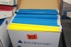 Box of legal hanging file folders (approx. 100)