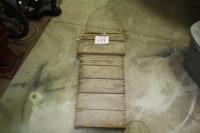 antique sled with wood runners