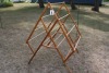 Wooden clothes horse