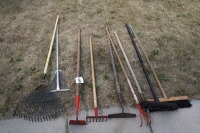 Rakes, Hoes, Brooms