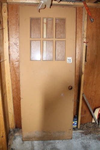 6 pane door 32" x 80"