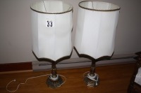 2- Table lamps