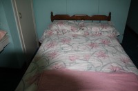 Twin bed w/ bedding