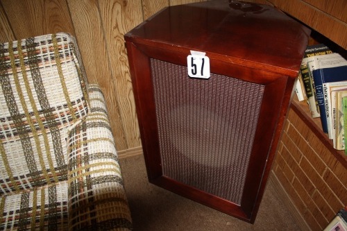 2 - corner cabinet speakers