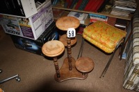 Plant stand, 3 - stacking stools