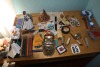 Badges, Pocket knives, Mini tool set, Misc. Office supplies