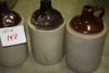 3 - pottery jugs (1 cracked) - 2