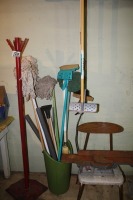 Maps, Brooms, Coat rack, Planner