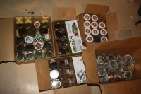 5 - boxes small canning jars