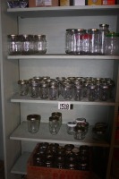 Large quantity of canning jars