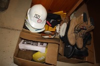 Hard hats, Box of work books