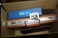 1 brief case, 2 binders
