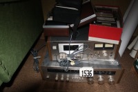 Sony stereo system, large qty. Of cassettes