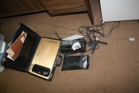 2 cell phones (Motorola & Mark 900)