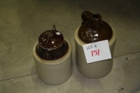 stoneware jug, stoneware cannister