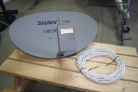 Shaw dish & coax cable