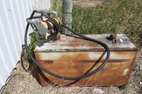 Small steel skid tank w/ 12 volt pump