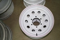 4 - 15" x 6 bolt trailer rims - like new