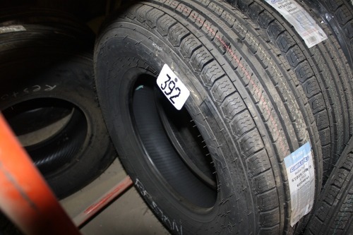 1-ST 225/ 75/ R15 8 ply trailer tires (Please note an additional charge of $3.75 for Tire Levy)
