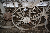 28" steel wagon wheel
