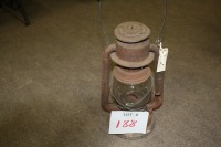 Beacon coal oil lantern w/glass