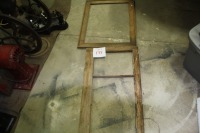 wood window frame (no glass, wood picture frame