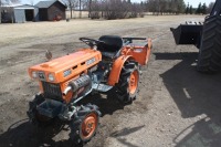 Kubota B5001 FWA 6 spd trans w/RK900 3pth PTO tiller 40"