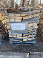 Tote of cut & split firewood