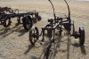 3 furrow plow w/ steel wheels