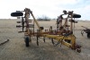 Minniapolis 20' cultivator w/ mounted 3 bar harrows