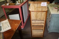 wooden storage cabinet