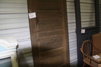 5 panel wood door 30"w x 78"h