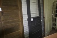 wooden exterior door (glass missing) 34"w x 82"h