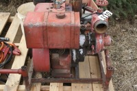 GAS POWERED PUMP, BRIGGS & STRATTON MOTOR (UNKNOWN WORKING CONDITION, NOT SEIZED) 2 PAILS MISC