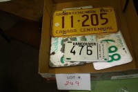 qty of misc. License plates (see description)