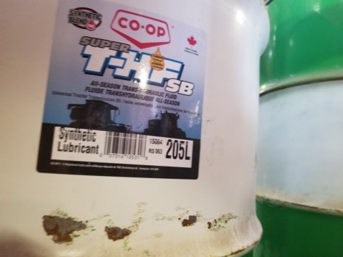 205 Litre barrel of Super T-HF SB all season Transmission Hydraulic fluid