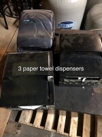 3 Paper Towel dispensors