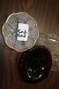 T33 - Aladin Bullseye lamp & chimney, misc. glassware - 2