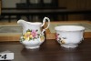 T74 - Pictures, Cream & Sugar set, misc. ornaments - 2