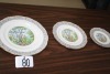 T80 - Royal Albert Silver Birch 8 dinner plates, 8 salad plates, 8 dessert plates - 3