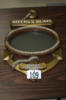 T109-Mayers Rums wall plaque